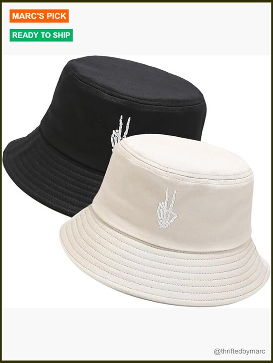 Set of 2 Bucket Hats for Summer Beach Fishing main image 7